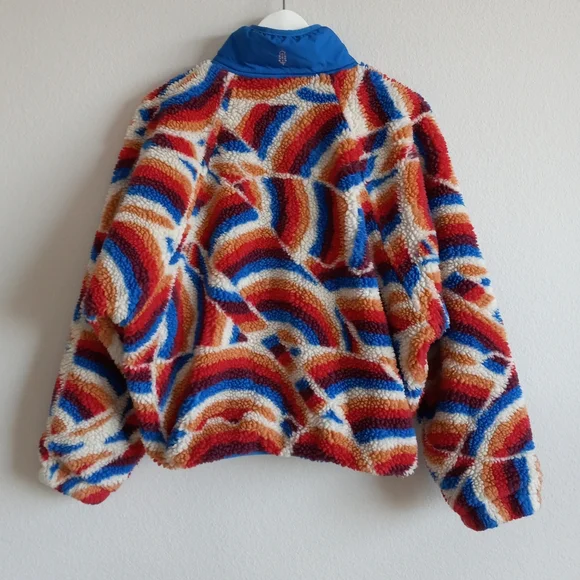 Free People Movement Hit The Slopes Printed Fleece Pullover Jacket S - Picture 12 of 14